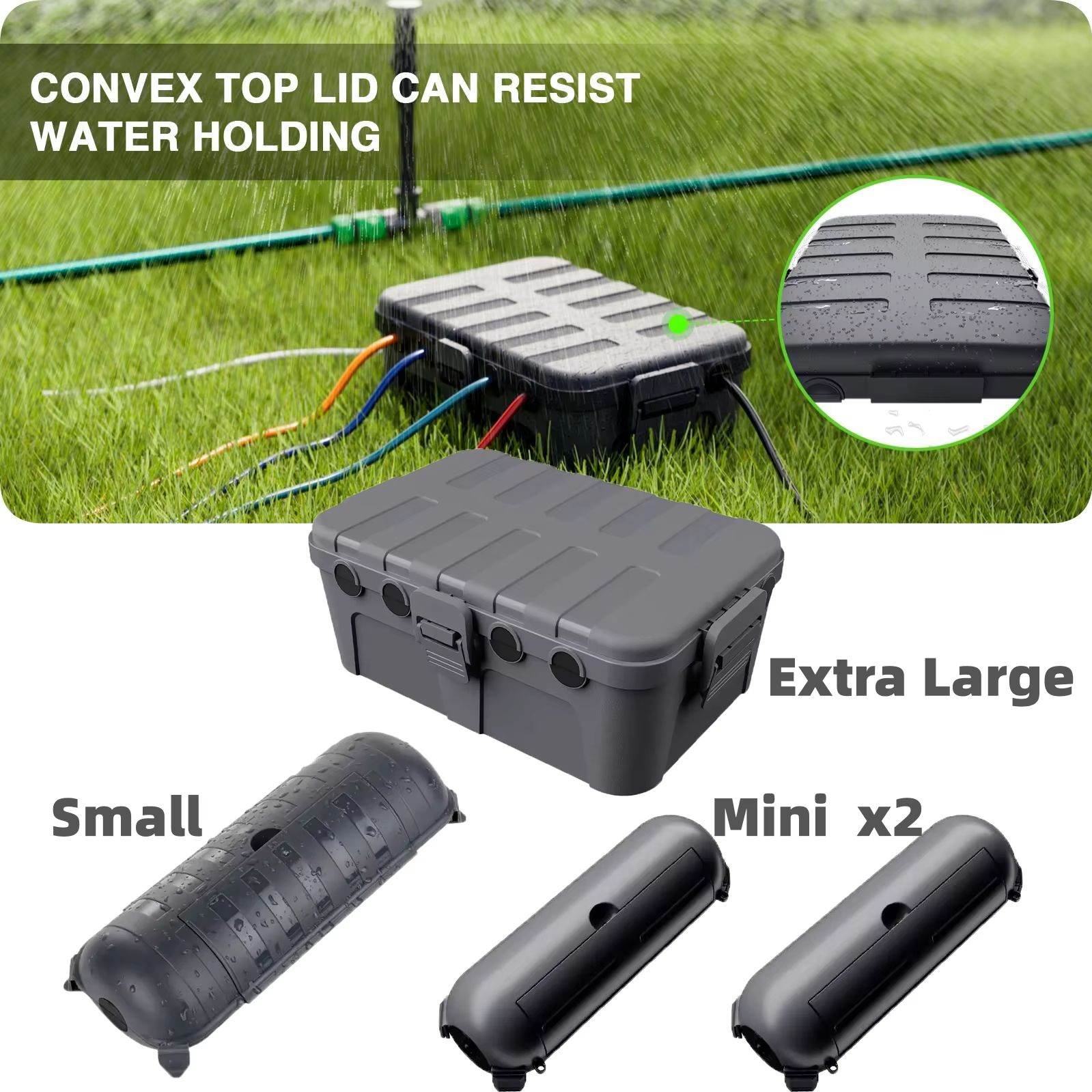 Outdoor Power Extension Cord - Большие всепогодные защитные колпаки для уличных
