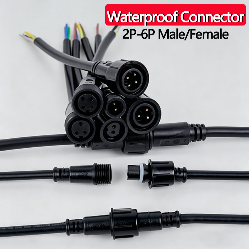 Outdoor Power Outlet - Водонепроницаемый набор соединителей для проводов 2/3/4/5/6-контактные