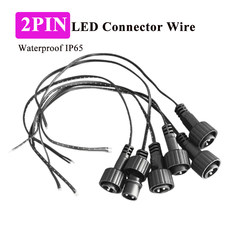 Outdoor Power Extension Cord - Уличный 2-контактный LED-разъем с кабелем 25