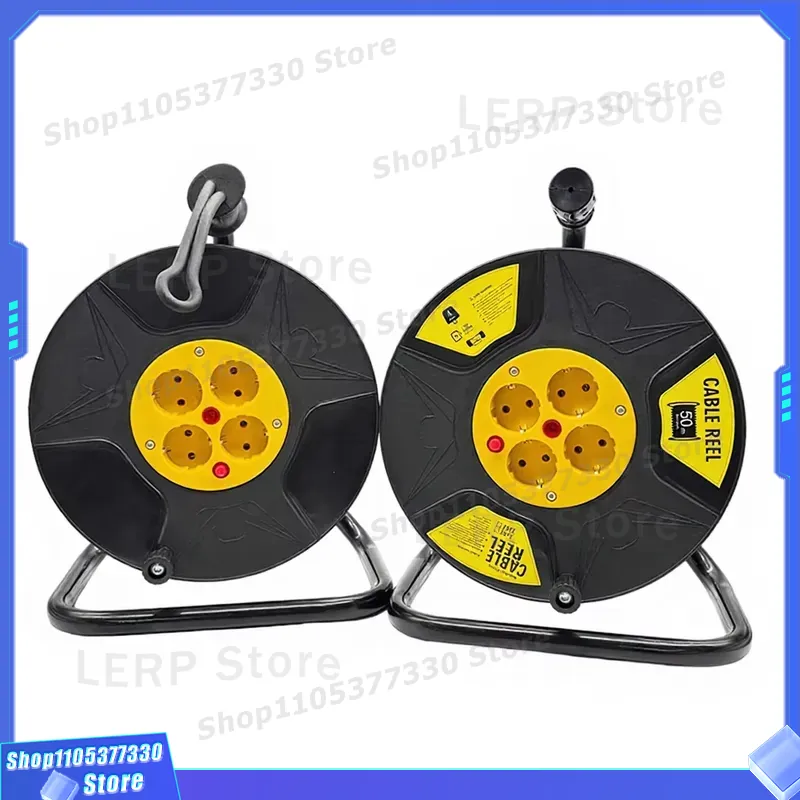 Outdoor Power Extension Cord - 25-метровый сверхпрочный удлинительный кабель на катушке,