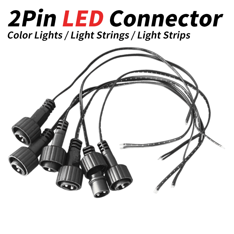 Outdoor Power Extension Cord - 2-контактный светодиодный разъем с кабелем 25
