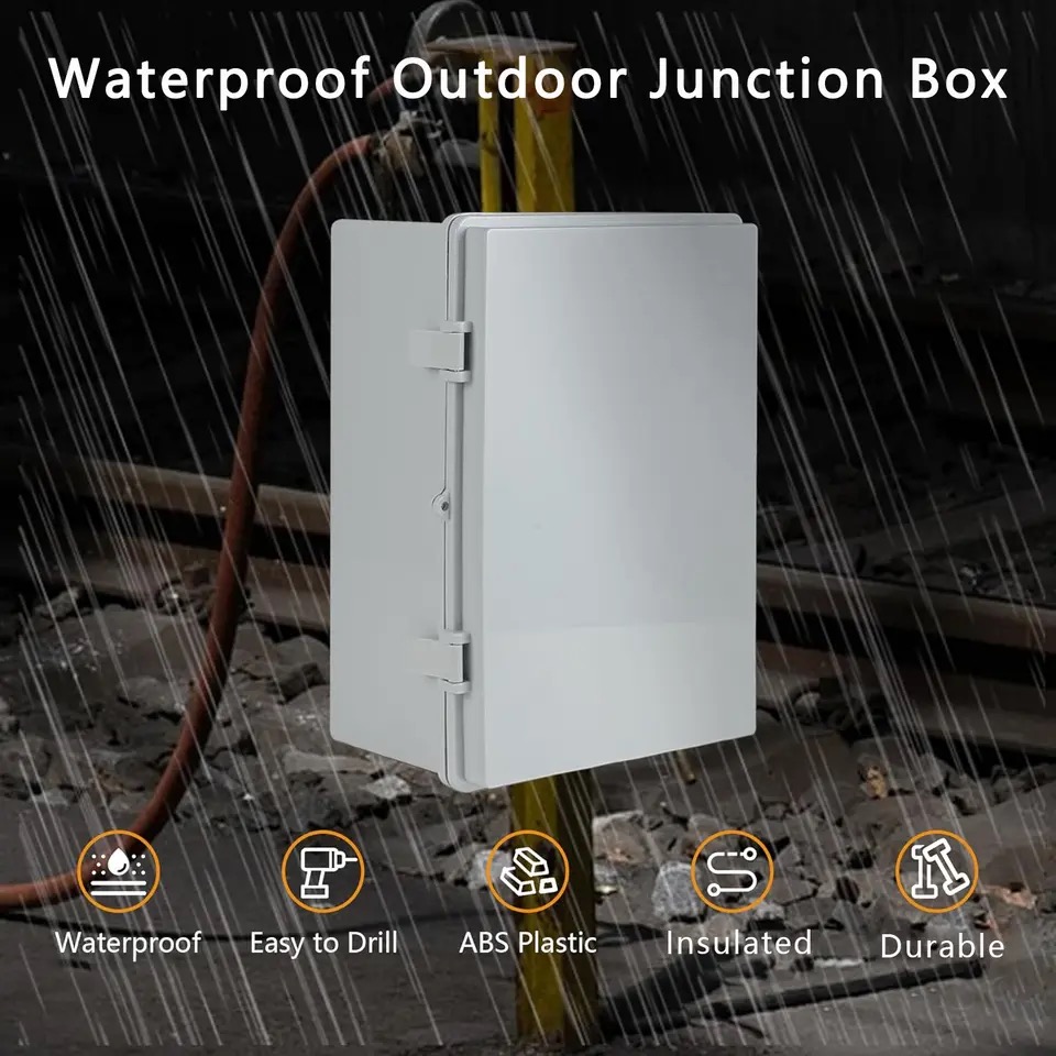Открытый IP66 ABS ПК Шарнирный – обзор и цена Outdoor Power Box Cover