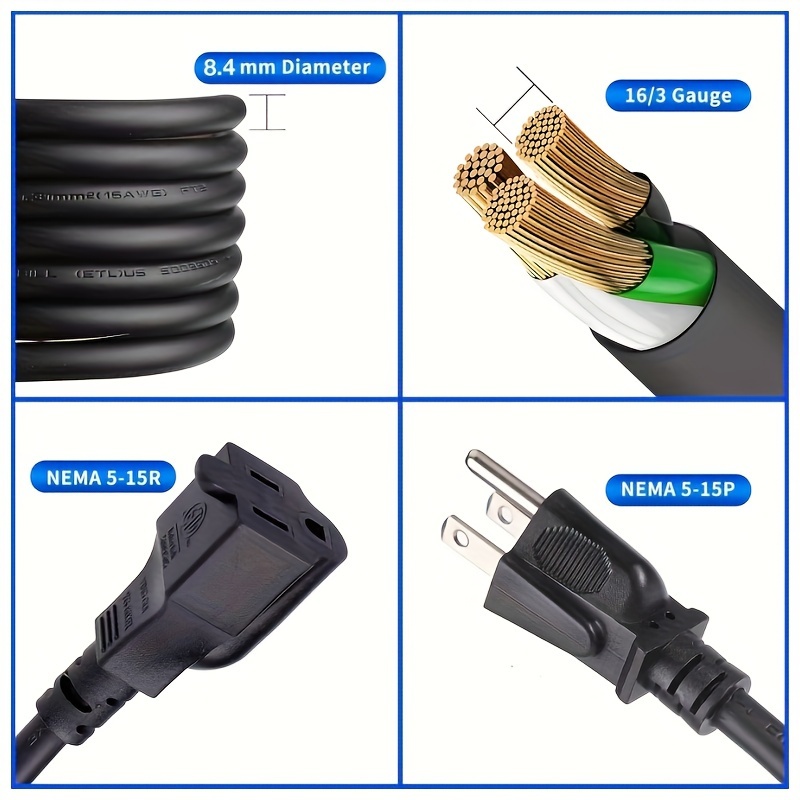 Стандартный внешний удлинитель – обзор и цена Outdoor Power Extension Cord