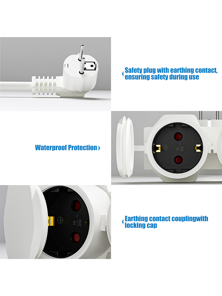 Удлинитель EU с 2 розетками Sc – обзор и цена Outdoor Power Extension Cord