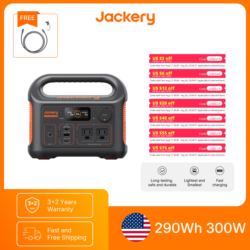 Портативная электростанция Jac – обзор и цена Outdoor Power Extension Cord