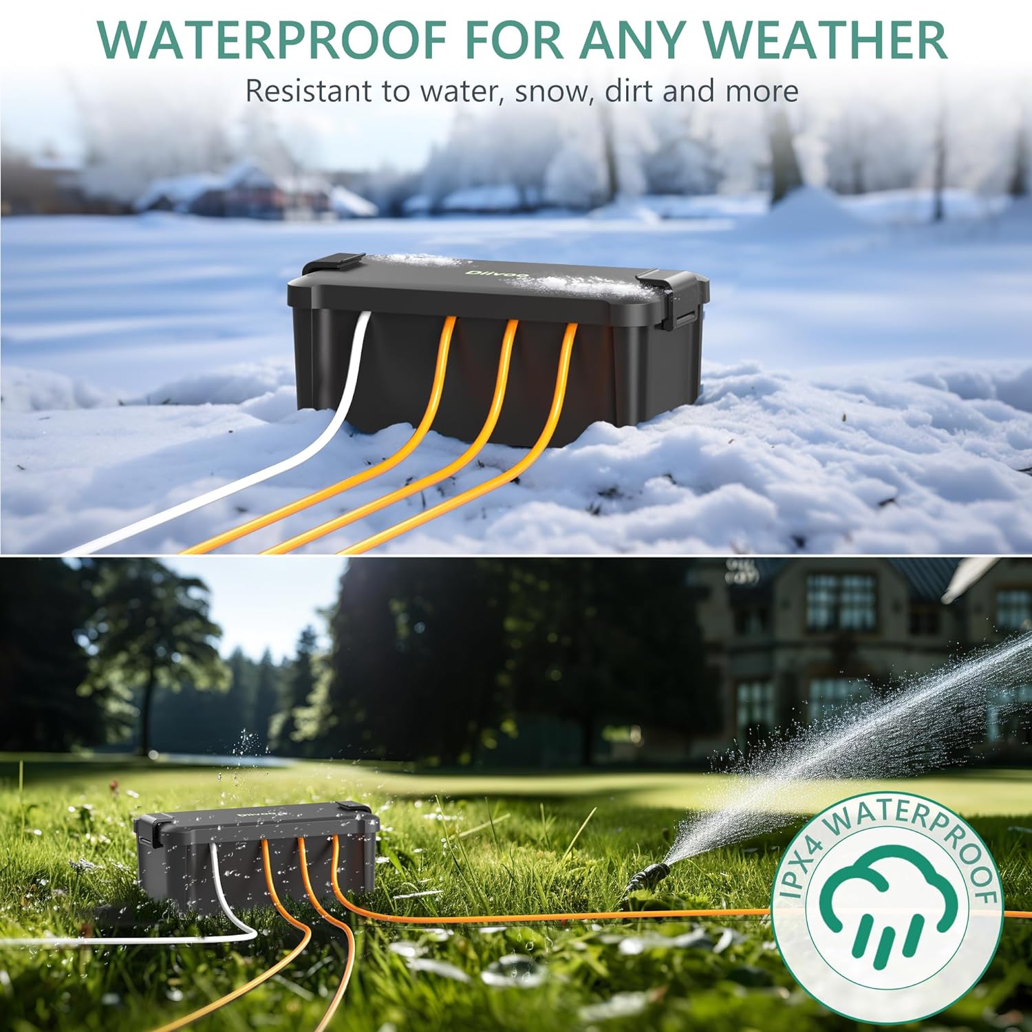 Diivoo уличная водонепроницаем – обзор и цена Outdoor Power Outlet