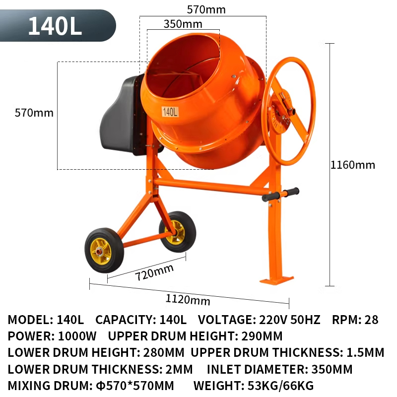 Миксер для строительных смесей – обзор и цена Concrete Mixer Small