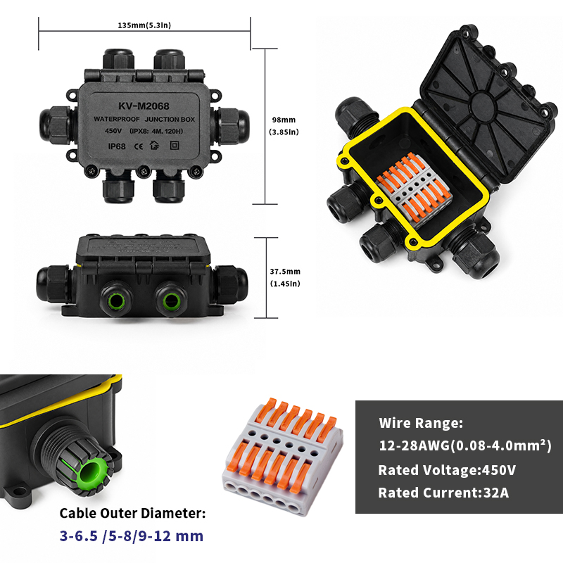 Водонепроницаемая соединительн – обзор и цена Outdoor Power Junction